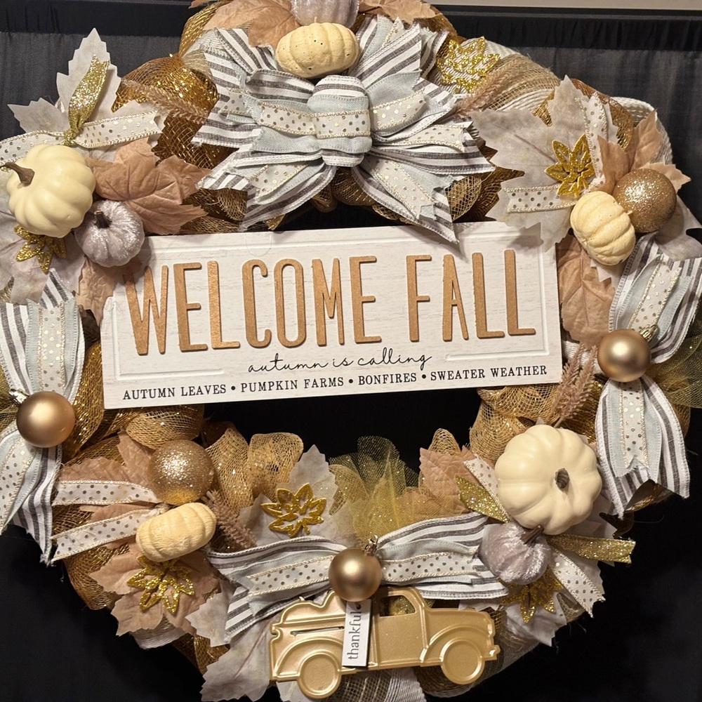 Welcome Fall Holiday Front Door 🚪 Wreath